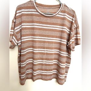 Aerie striped boxy tee